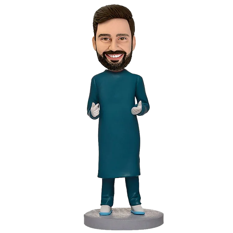 Personalized customization, doctor bobble head doll