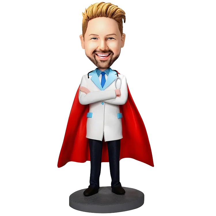 Fully custom doctor bobblehead figurine personalized gifts