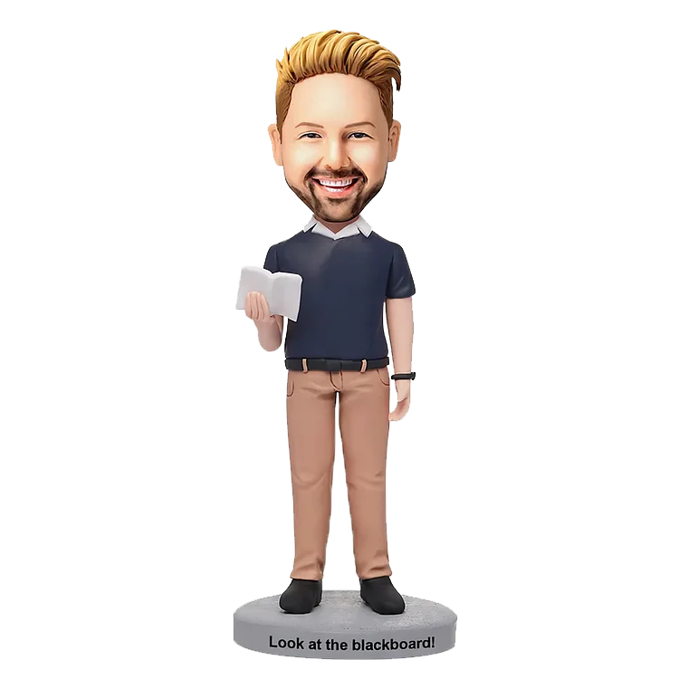 Personalized customized casual clothing, single person bobblehead doll,Business Gift Father Gift Boyfriend Gift Based on Your Photos,custom action figures,handmade clay figurines,custom figure