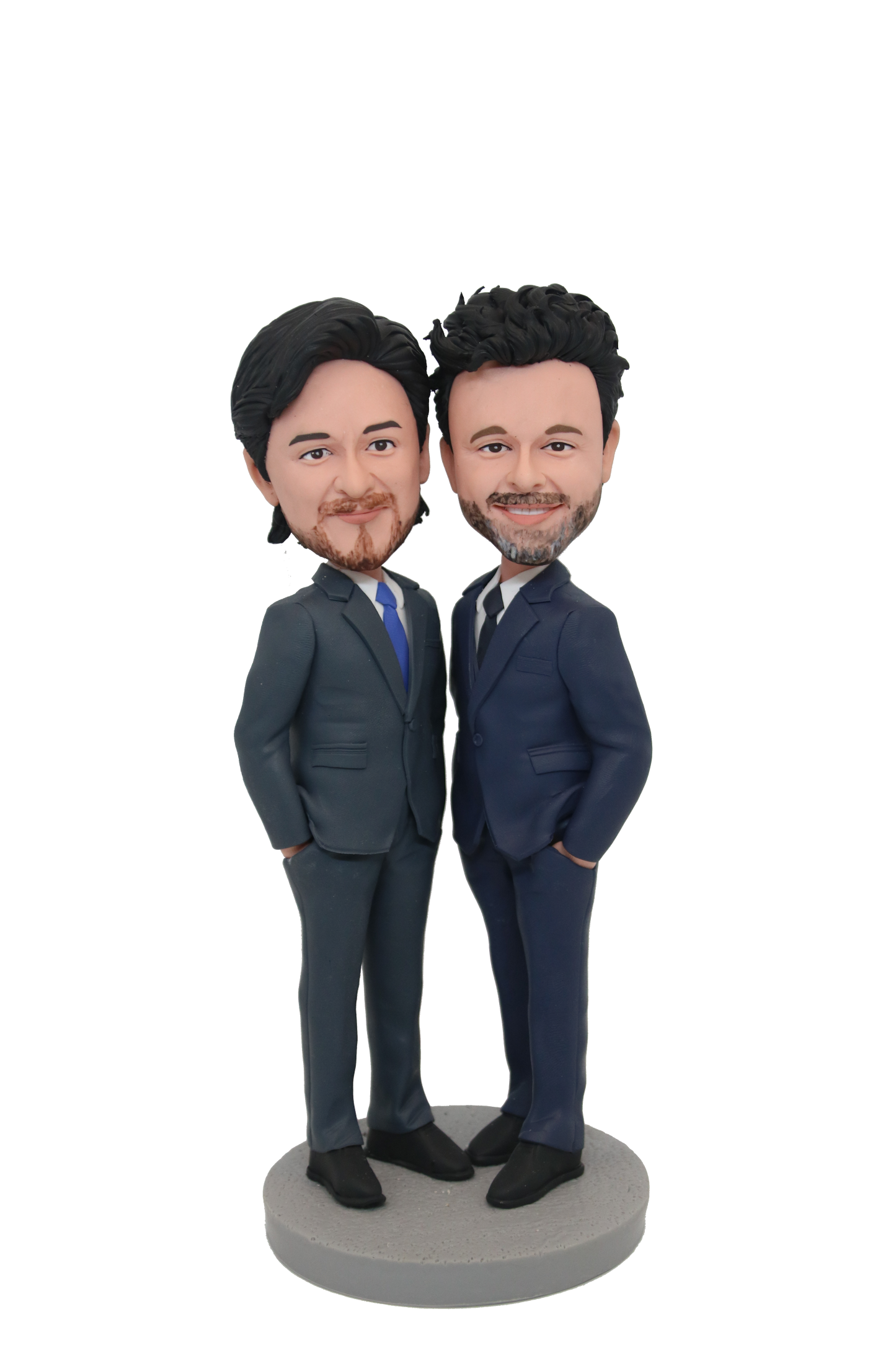 Customized couple bobblehead collection based on photos