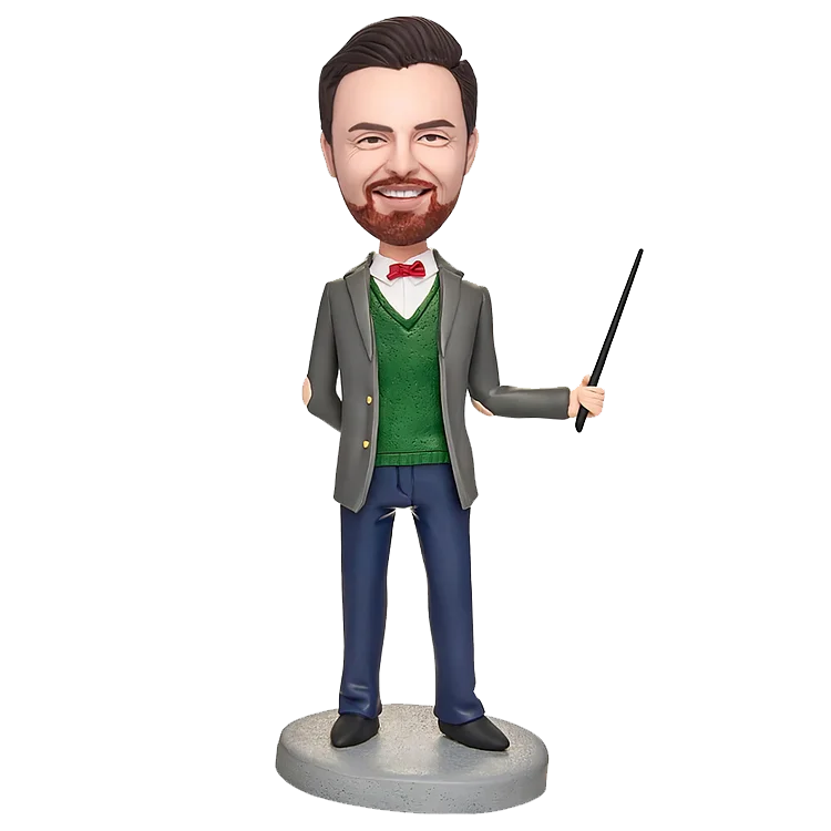 Personalized Handheld Book and Hammer Judge Bobble Head Doll,Fully Custom Doctor Bobblehead Figurine Personalized Gifts Valentine's Day Gift Business Gift Father Gift Boyfriend Gift Based on Your Photos,customize action figure