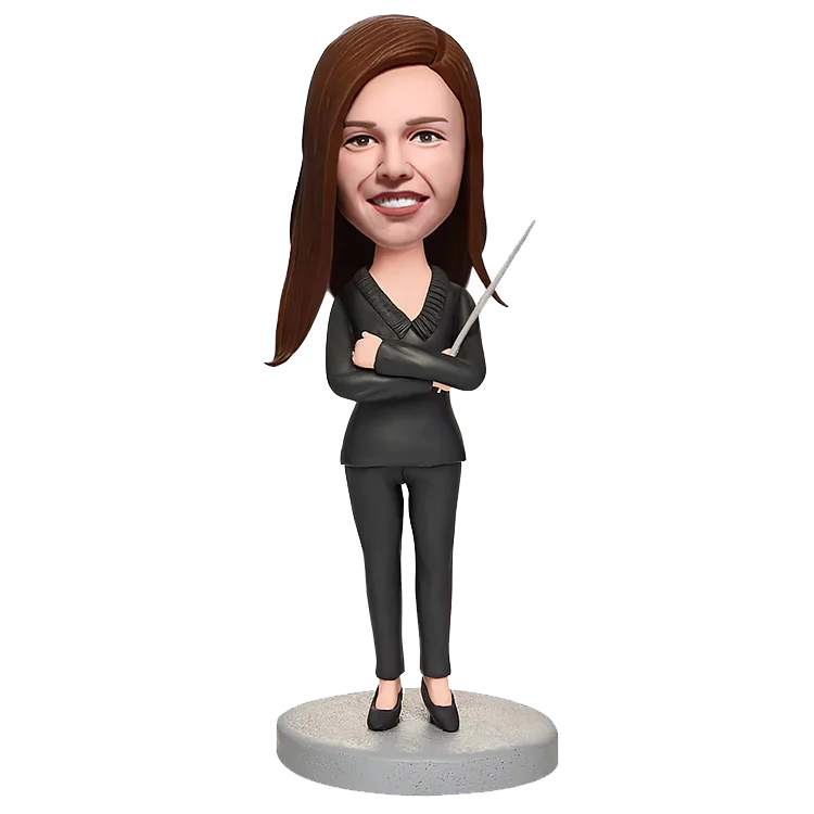 Personalized customized female teacher teaching bobble head doll,Custom Bobbleheads Female, Personalized action figure of yourself,Personalized custom bobblehead Fun birthday gift for girlfriend or wife, Unique female bobble head statue,Custom figurine