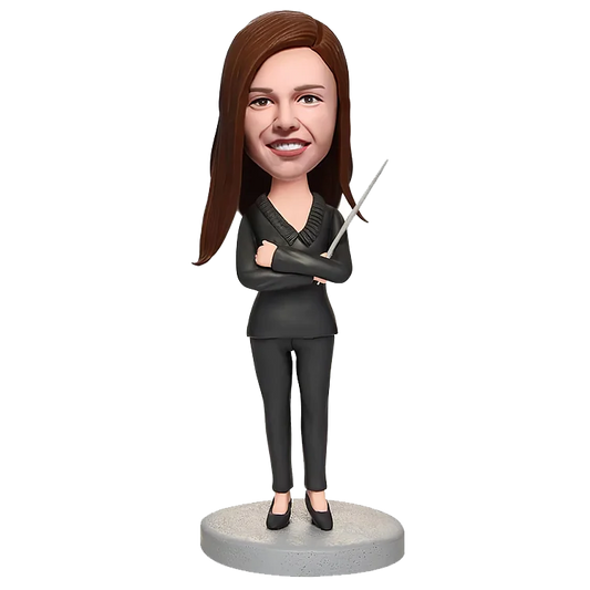 Personalized customized female teacher teaching bobble head doll,Custom Bobbleheads Female, Personalized action figure of yourself,Personalized custom bobblehead Fun birthday gift for girlfriend or wife, Unique female bobble head statue,Custom figurine