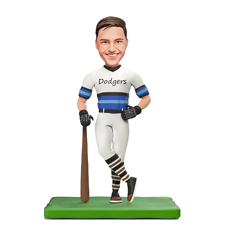 Personalized football player yellow uniform shaking head doll,Custom Bobblehead Figurine Personalized Birthday Gifts Based on Your Photos, One person,Create Your Own Bobblehead Customize action figure Custom made bobblehead dolls