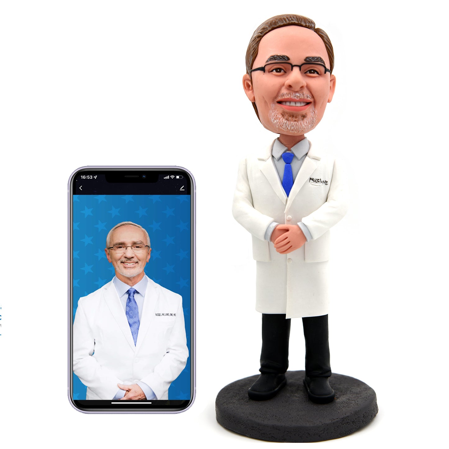 Personalized customization,  doctor bobble head doll